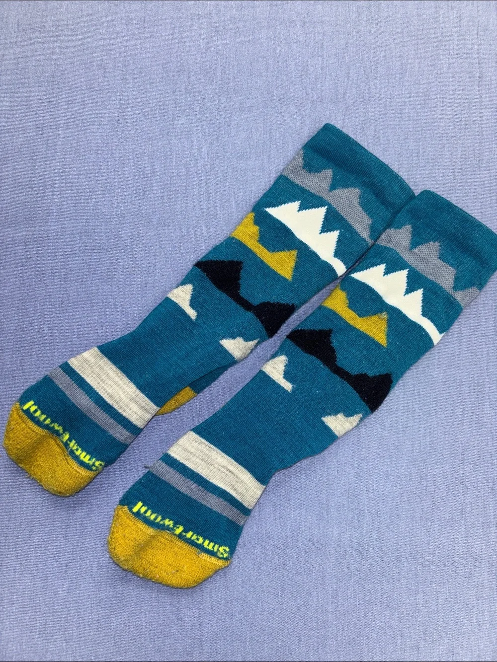 Smartwool cushioned ski snow snowboard merino wool socks OTC kids S K-SM